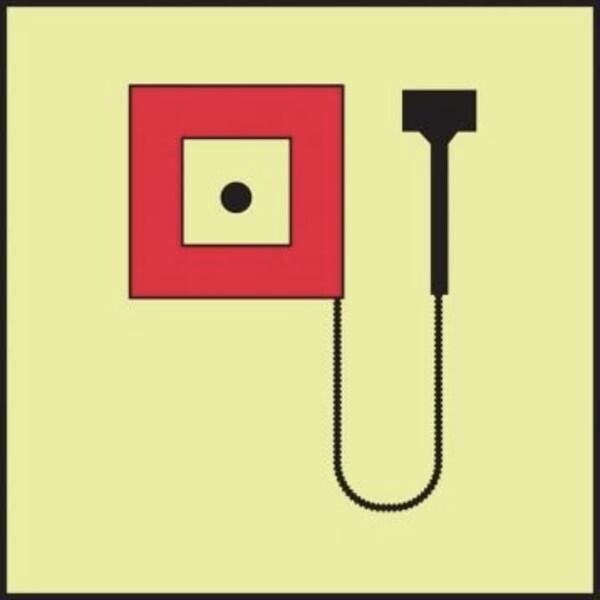 Accuform IMO FIRE CONTROL EQUIPMENT 6 in x MLMR909GE MLMR909GE - main